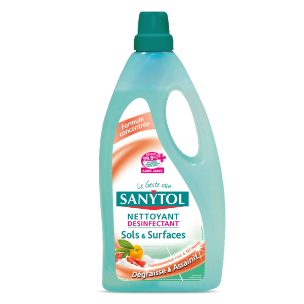 Floor & Surface Disinfectant Cleaner - Pink Grapefruit & Sea Salt