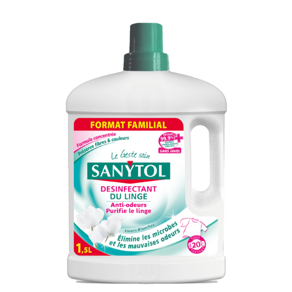 Family Size Laundry Disinfectant - White Flowers