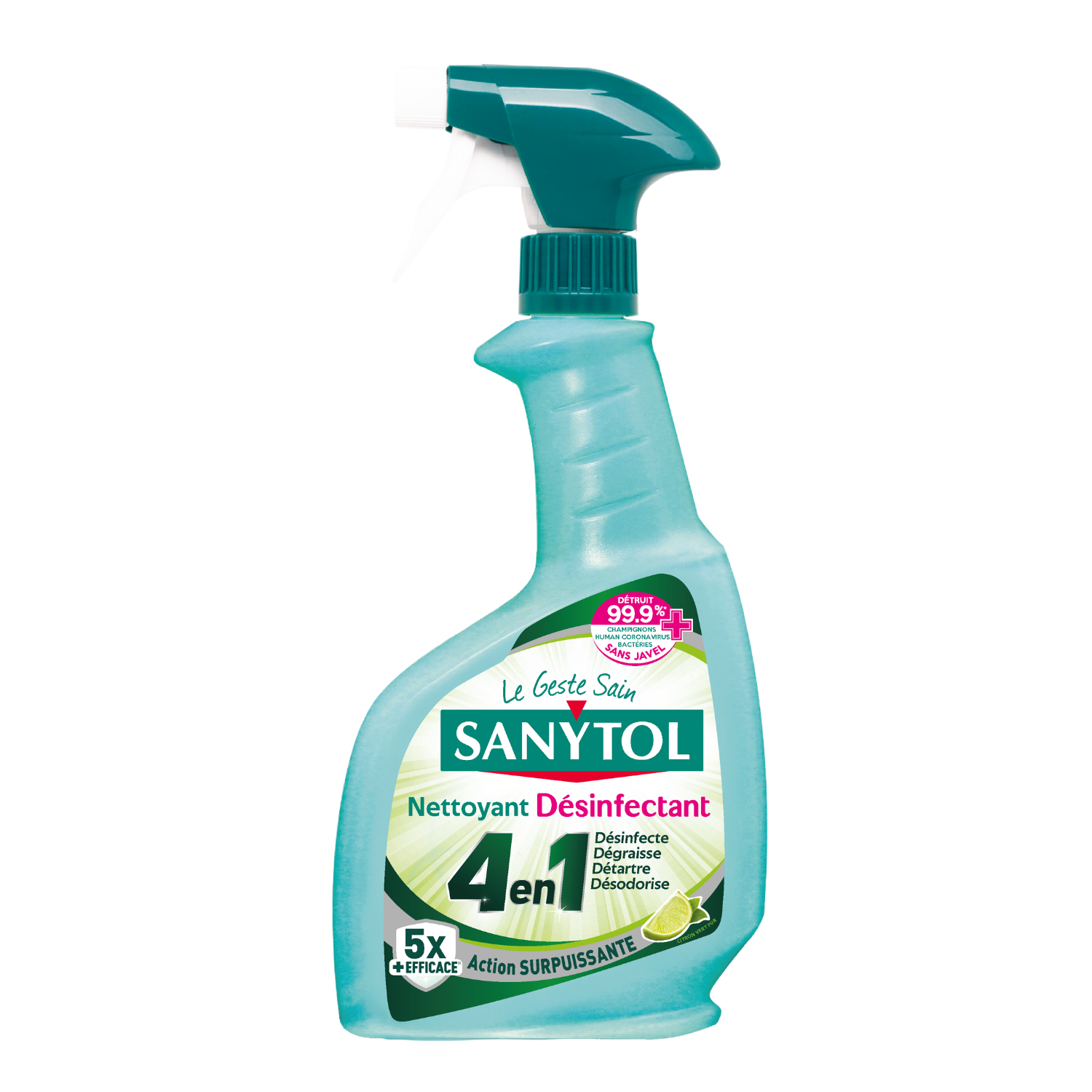 ▷ Chollo Pack x4 Spray desinfectante multisuperficies Sanytol de 400 ml por  sólo 12,23€ con cupón descuento (-12%)