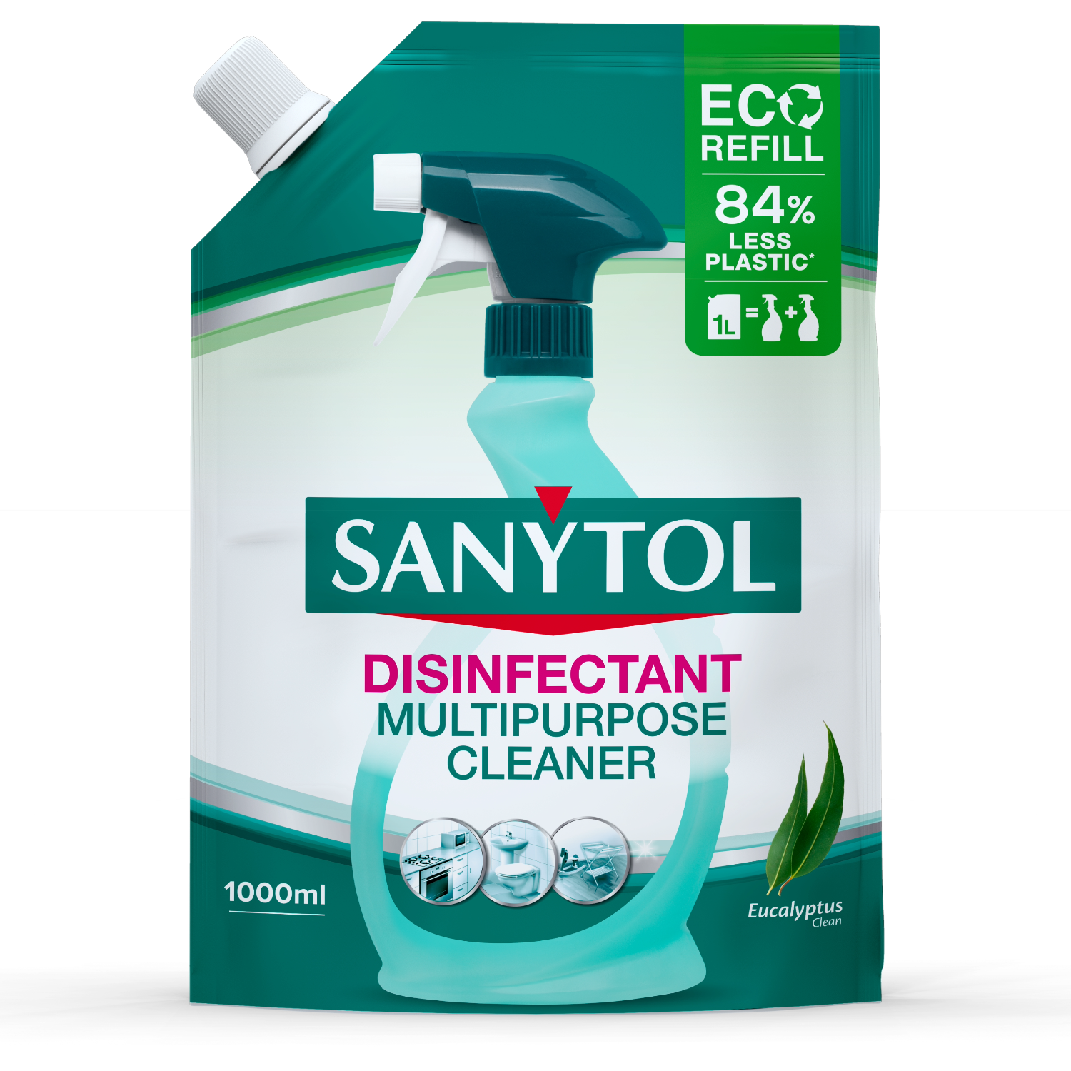 MultiLimpio - Limpiador Desinfectante Baños Poder Antisarro Sanytol X3 Unid